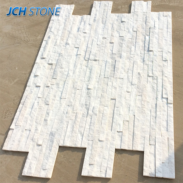 White natural Quartzite Ledge stone Culture Stone Wall Panels