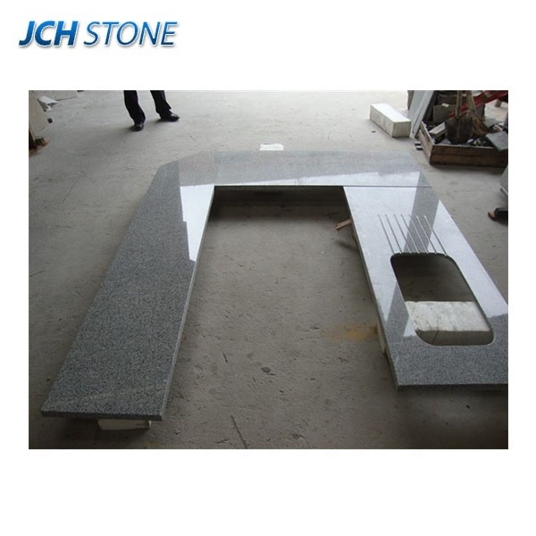 custom made grey granite stone kitchen counter top