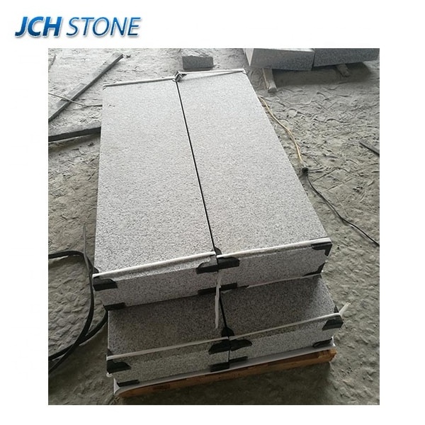 granite stone high quality block stair steps flamed & bevelled