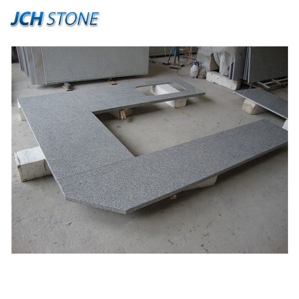 custom made grey granite stone kitchen counter top