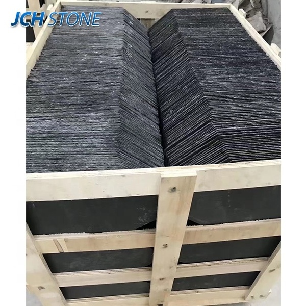 natural stone black slate french roof tiles