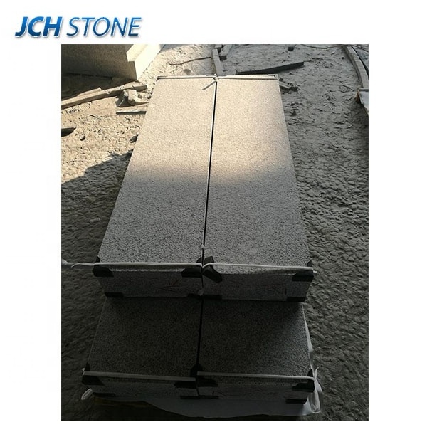 granite stone high quality block stair steps flamed & bevelled