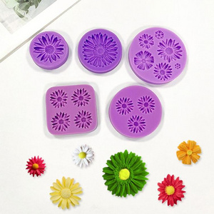 3D Chrysanthemum Silicone Cake Baking Chocolate Sugar Craft Mould