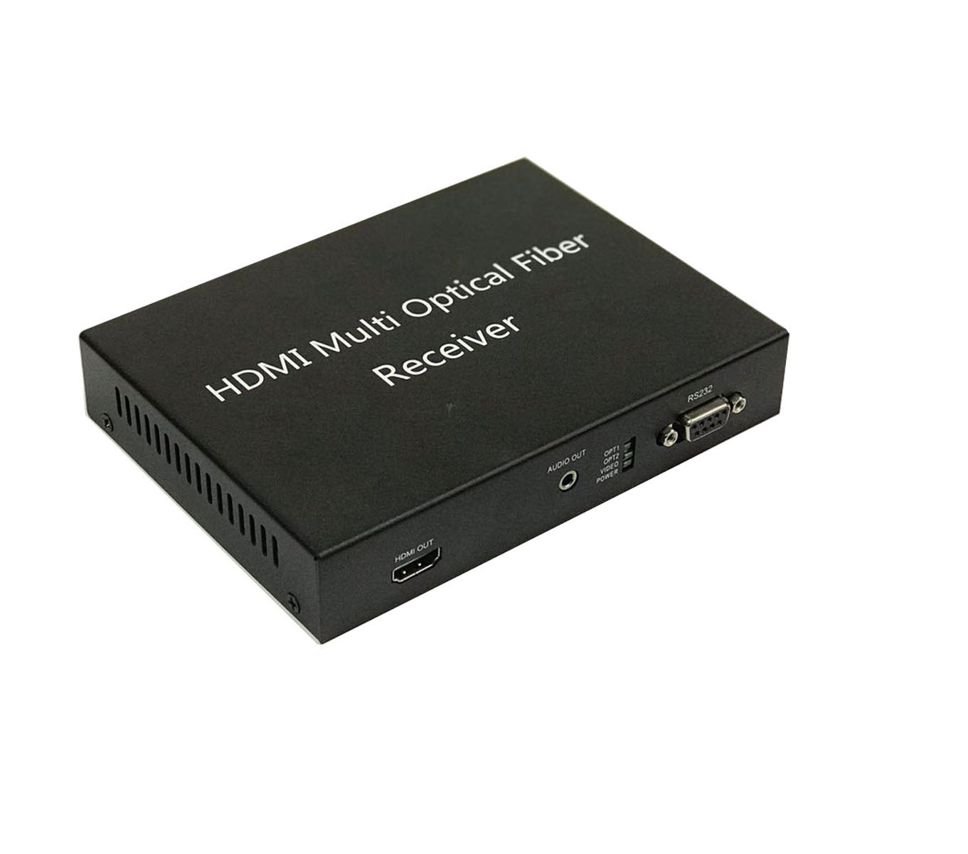 HD Video RJ45 HD MI  KVM Fiber Extender Over Fiber  RS232 Audio  1080P Fiber Optic Video HD MI Extender 10KM With KVM