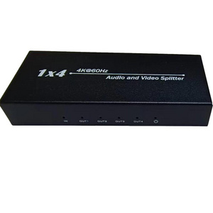 4 Port  HD MI Splitter 1 in 4 out 1X4 4K 60Hz HD MI Spliter 3D  Hdcp 2.2 Video Spliter Hd mi