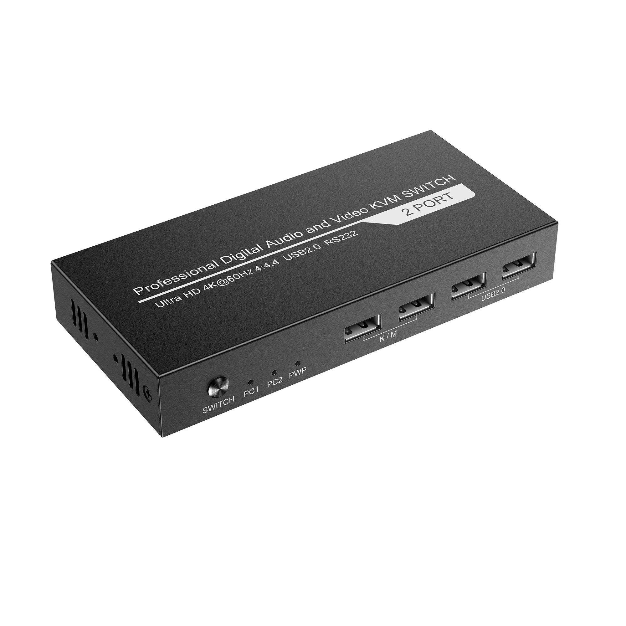 2 ports HD MI switcher  HD 4k60hz support IR  Plug and Play 2 input 1 output  Monitor kvm switch