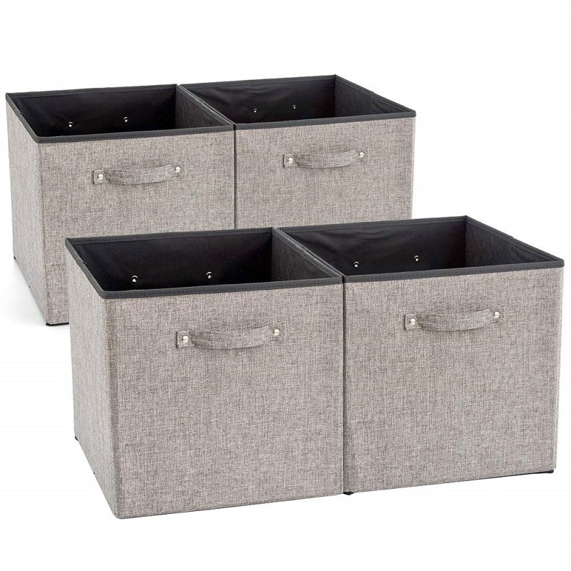 Stackable Storage Cube for Home Organization, Fabric Toy Boxes for Children