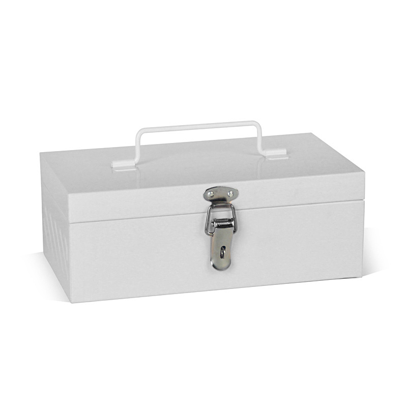 Mini Portable Metal Tool Box with Latch