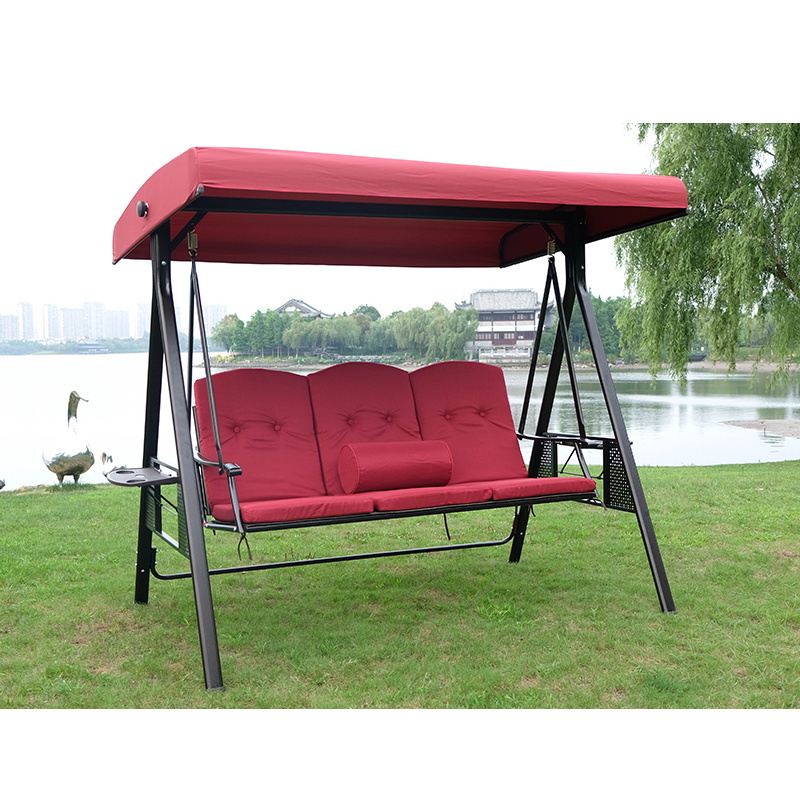 Juecheng 3 seater patio chairs outdoor modern hammock swing chair