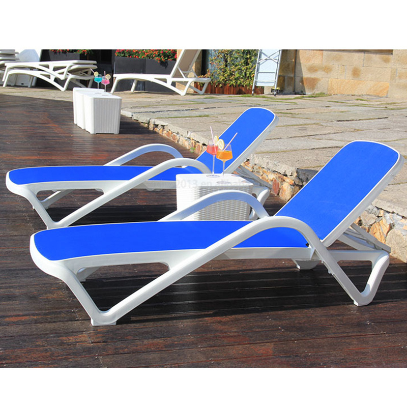 Juecheng long beach bed sun lounger sofa chair pool beach bed sun lounger