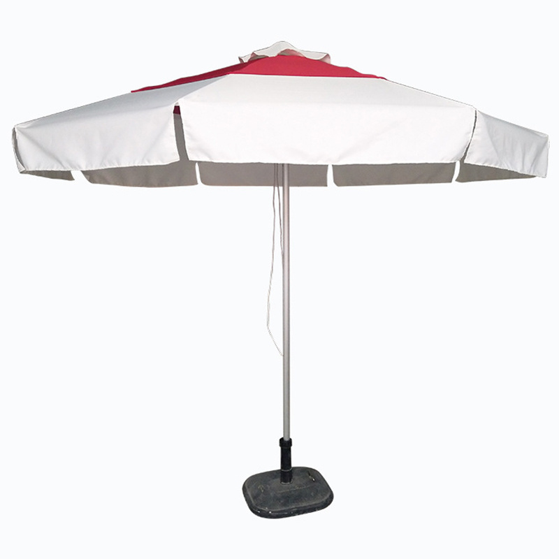 Juecheng wholesale luxury parasol umbrellas outdoor fringe beach umbrella with sand anchor