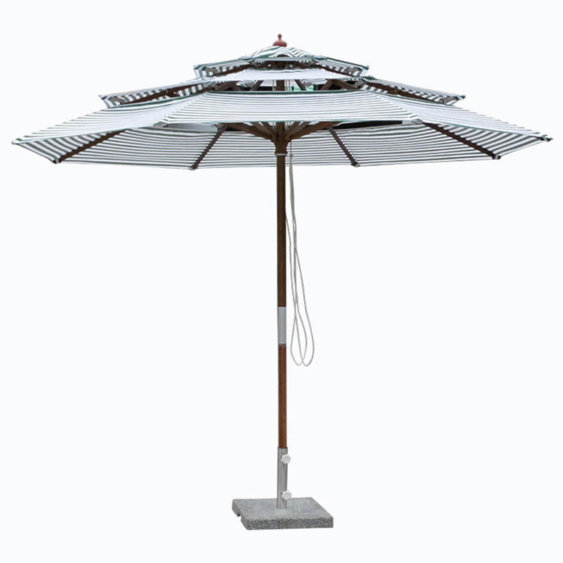 Juecheng outdoor middle column umbrella beach cabana sun shelter patio umbrellas & bases