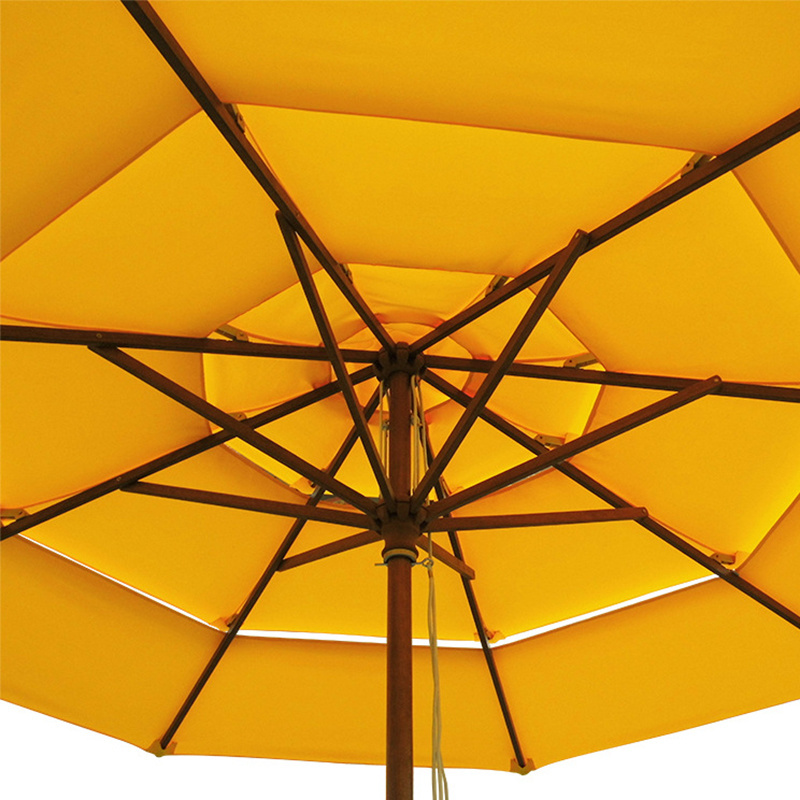 Juecheng outdoor middle column umbrella beach cabana sun shelter patio umbrellas & bases