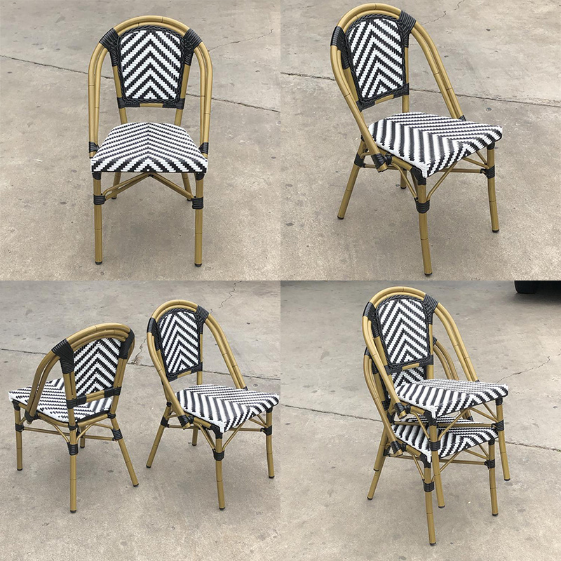 Super Quality Patio Furniture Outdoor Chair Without Arms Rattan Weaving Garden Chair