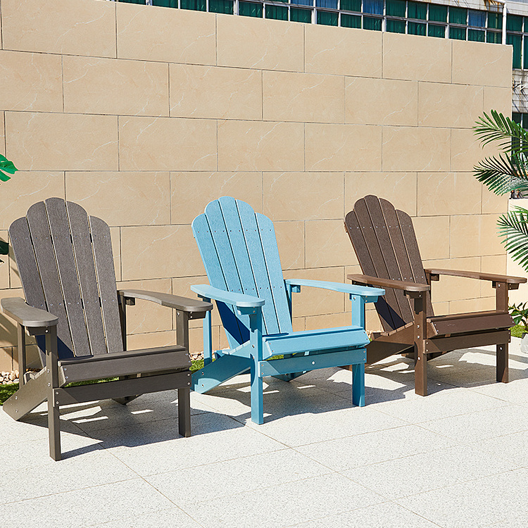 Juecheng wholesale adirondack chair plastic wood modern composite adirondack chair