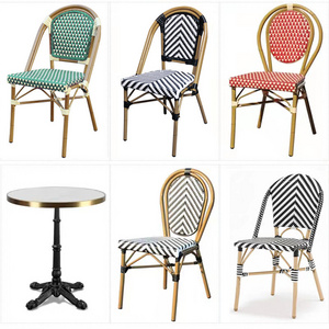 Juecheng coffee rattan chair outdoor furniture patio wicker rattan garden table and chairs set