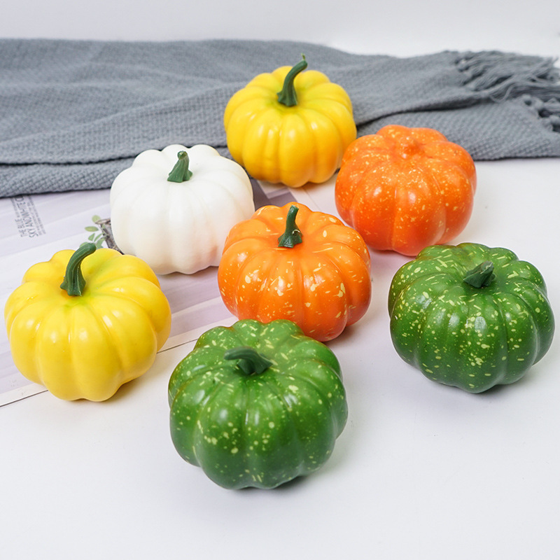 Wholesale Price High Quality 8.5cm Halloween Decoration Foam Craft Pumpkin Large Artificial Pumpkins Wholesale Foam Pumpkins