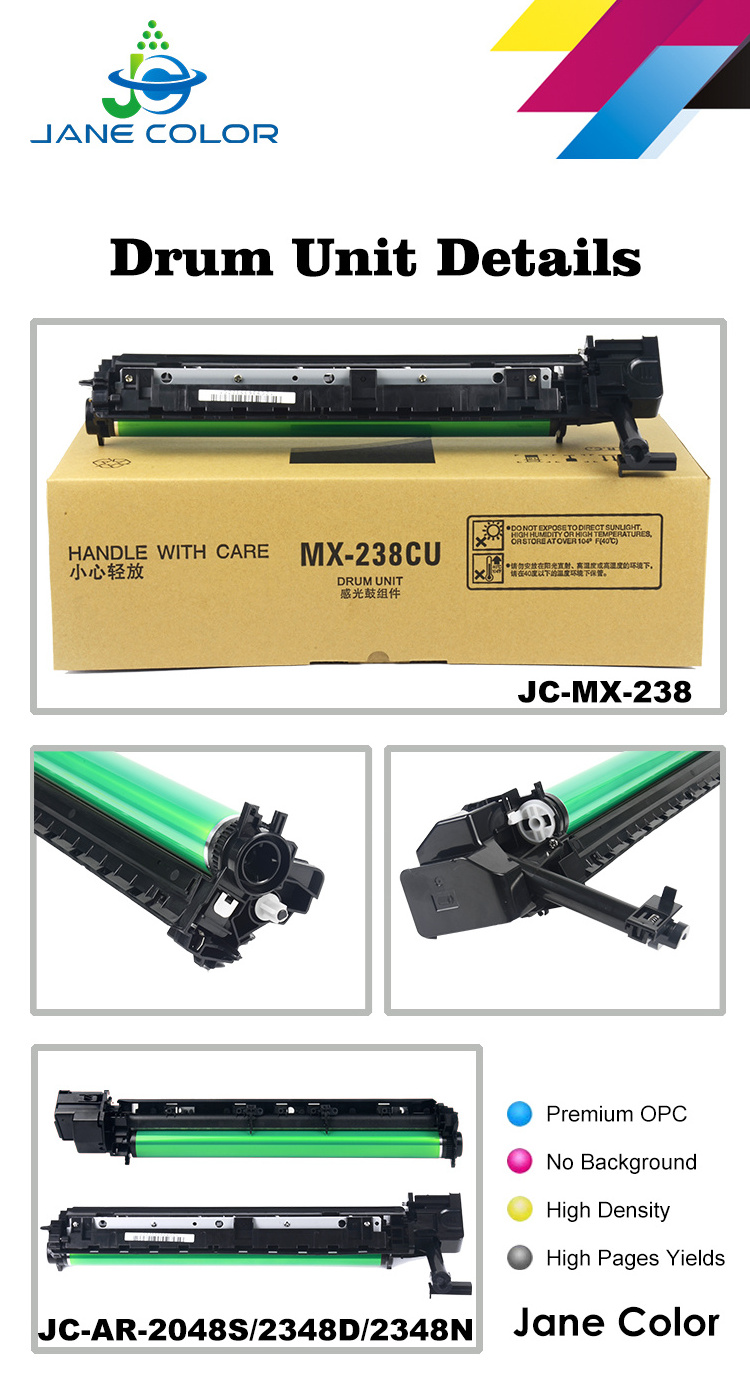 Jane Color For Sharp MX238 Drum Unit Use For AR-2048S 2048D 2048N 2348D 2348N Copier Spare Unit Kit With High Quality