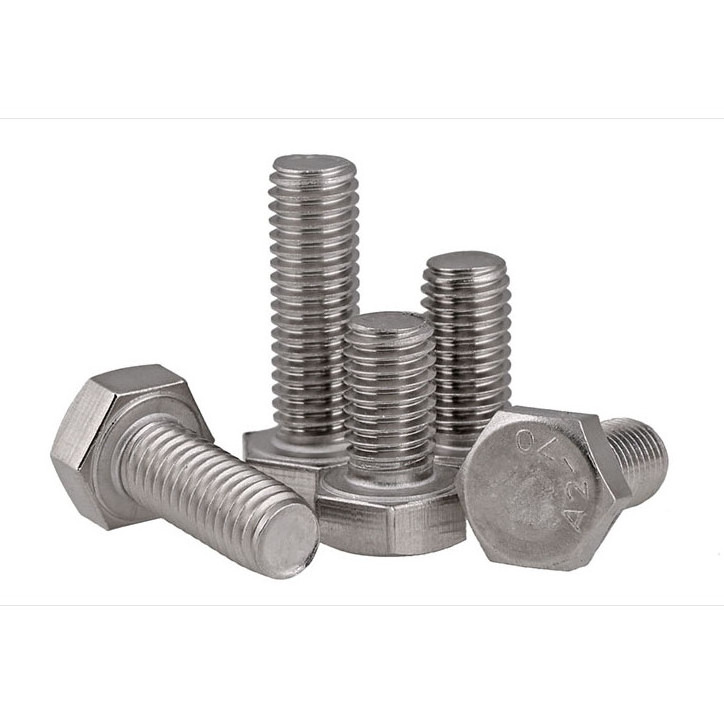 Grade 8.8 Hex Bolt and Nut A2 Hexagon Bolts Custom Stainless Steel All Size B7 Plain Astm A193 B7 Heavy Hex Bolts and Nuts DIN