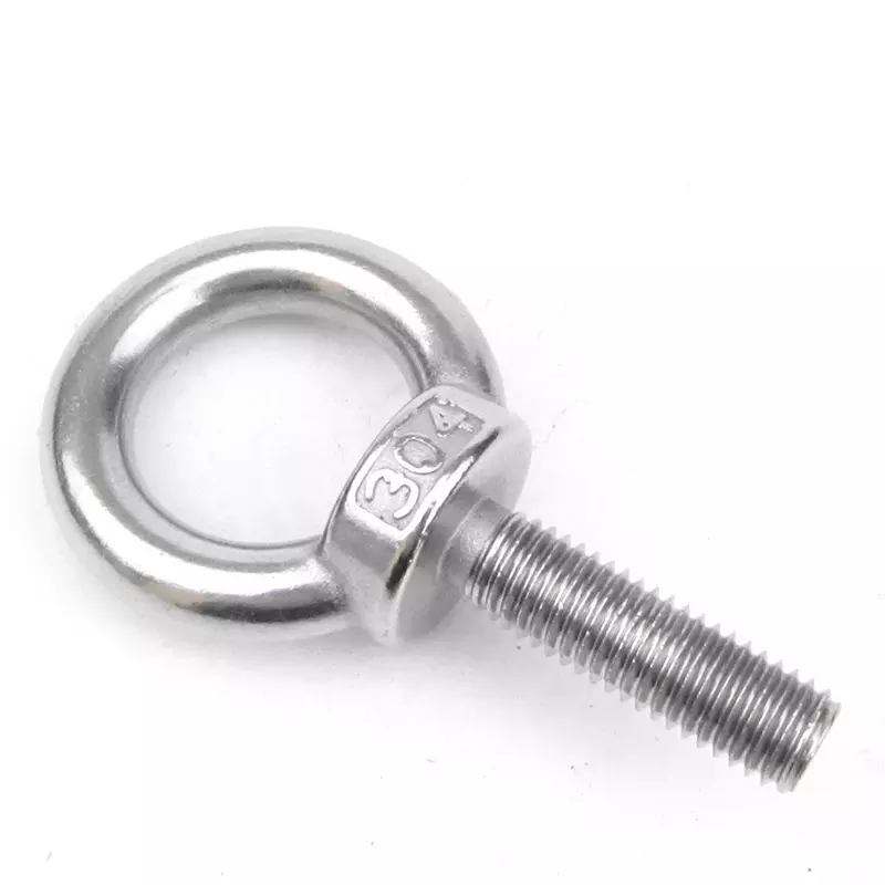 Tools & Hardware Plain Finish Fasteners Stainless Steel Brass 304/A2 Yellow Zinc Plated Top Quality Eye Bolts