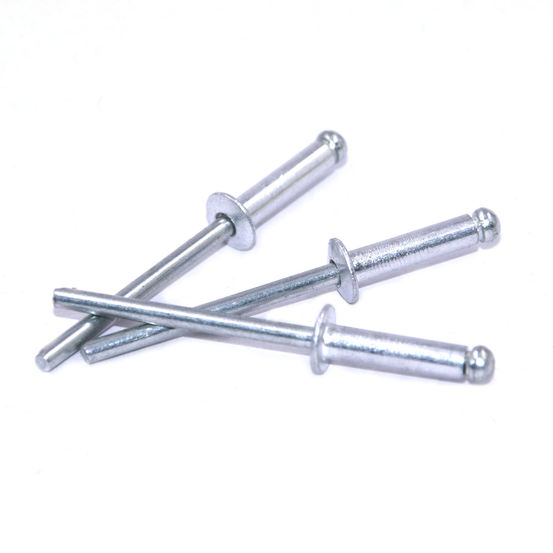 Blind Rivets in Aluminum Open end blind rivets for automotive industry and furniture items