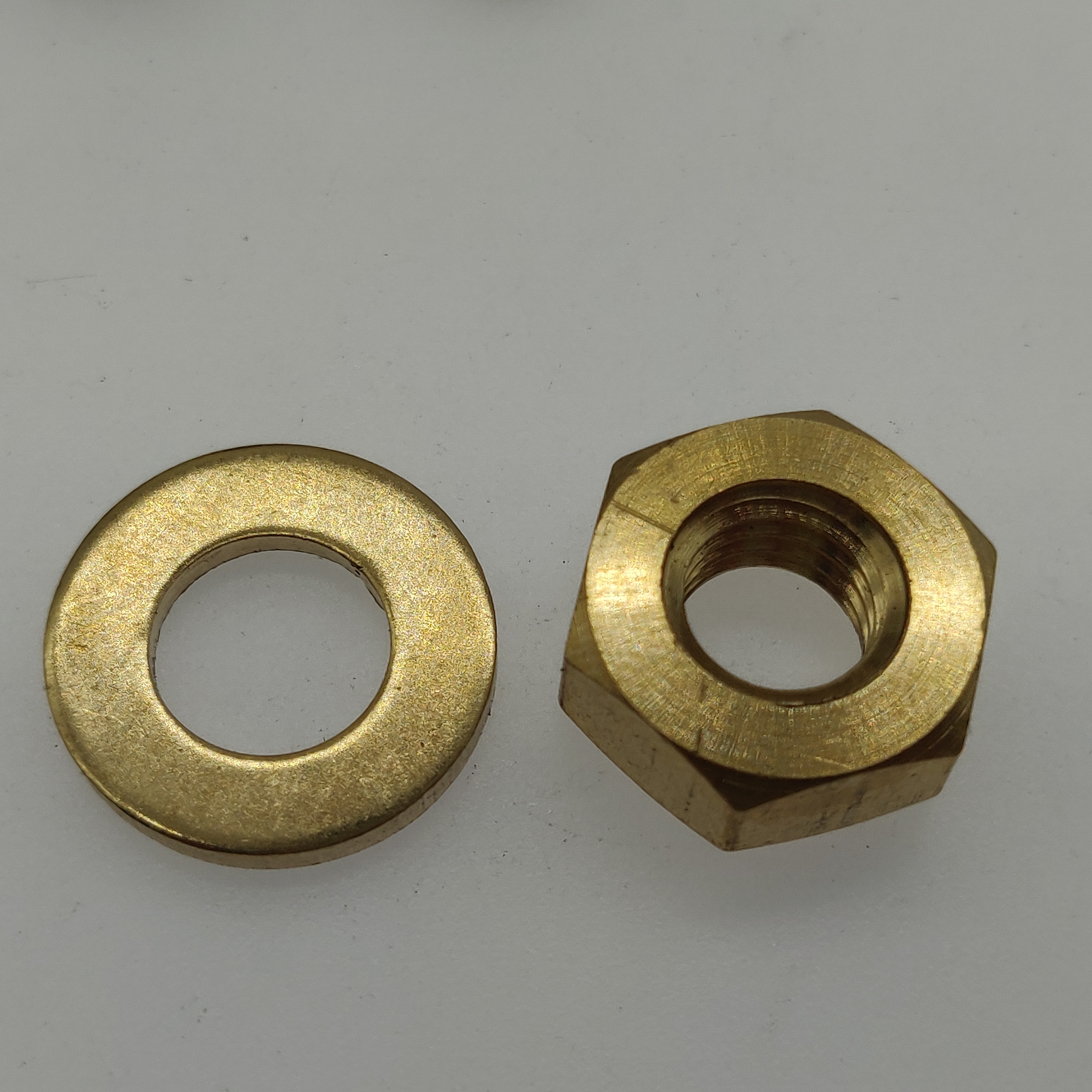 Wholesale Brass nut M6/M8/M10/M12 galvanized Serrated Self Locking Hex Nut