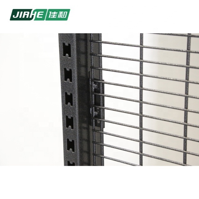 Metallic Double-sided Supermarket Shelves Wire Storage Equipment Supermarket Shelving