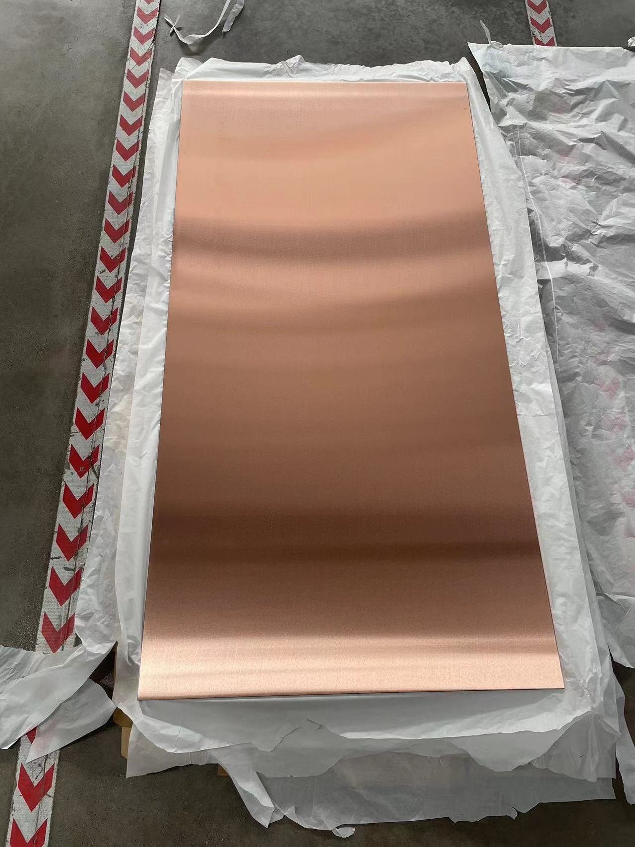 High Purity 99.99% Electrolytic Copper Cathodes C10100 red Cooper Plate Sheet 3mm