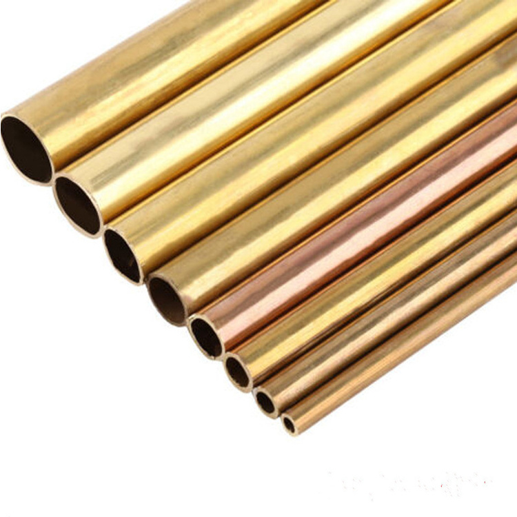 Small/Large Diameter thick wall Brass Tubing Customized Straight Copper tube/pipe