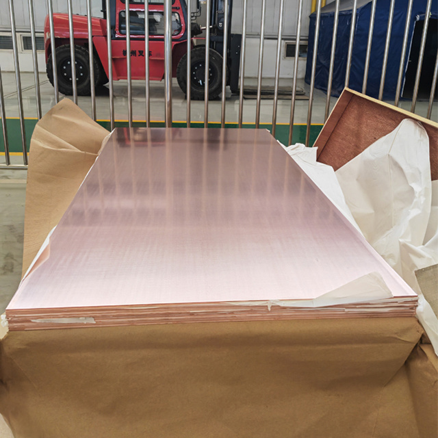 High Purity 99.99% Electrolytic Copper Cathodes C10100 red Cooper Plate Sheet 3mm