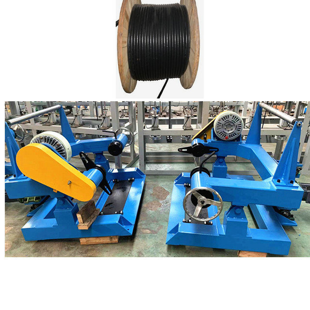 cable  pay off and take up machine for cable extruder