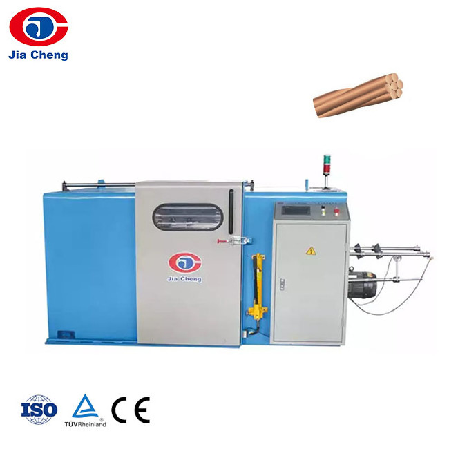 JIACHENG Automatic Electric Copper Patch Cord Cable Wire doubling Twisting Bunching Manufacturing Equipment Machine