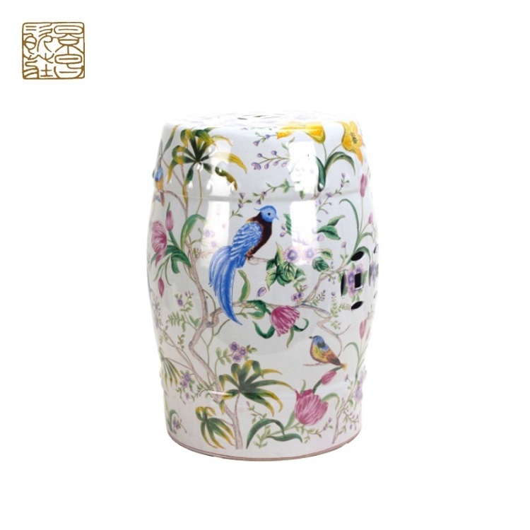 Modern style home decorative ceramic garden stool