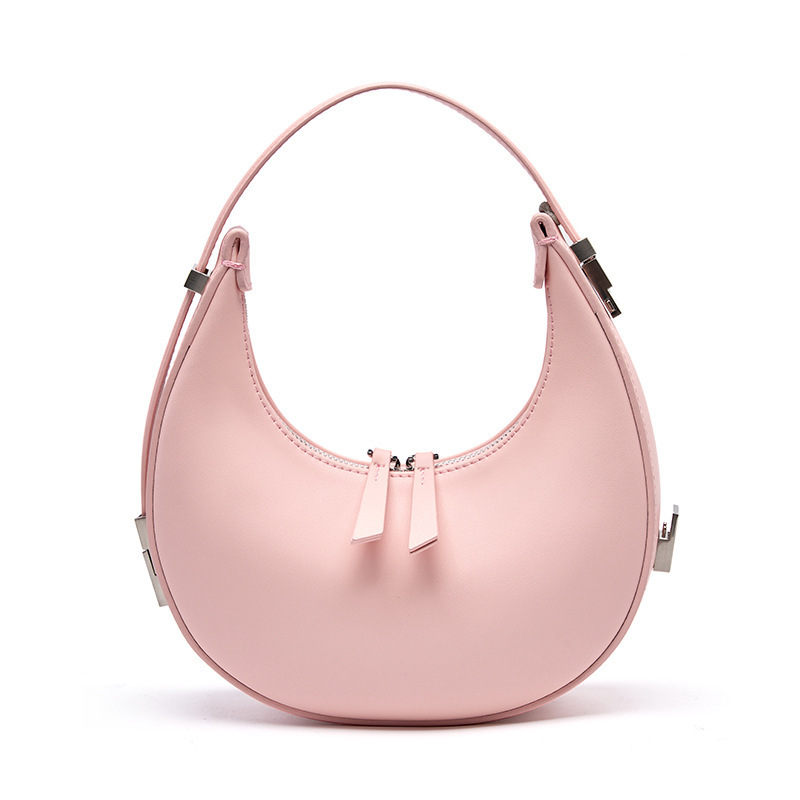 designer bag genuine leather high grade leather half moon bag fashionable casual shoulder crossbody bag women luxury handbags