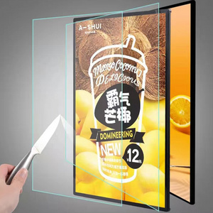 Indoor LED Light Box with Snap Frame Movie LED Sign for Menu Advertising Advertising Light Boxes Signboard