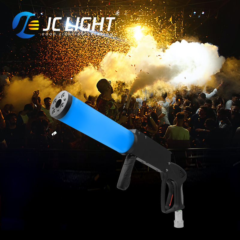 Dj Equipment Handheld Led Co2 Gun Dj RGB Party Gun Stage Special Effects Co2 Fog Gun Air Column Machine Co2 Jet