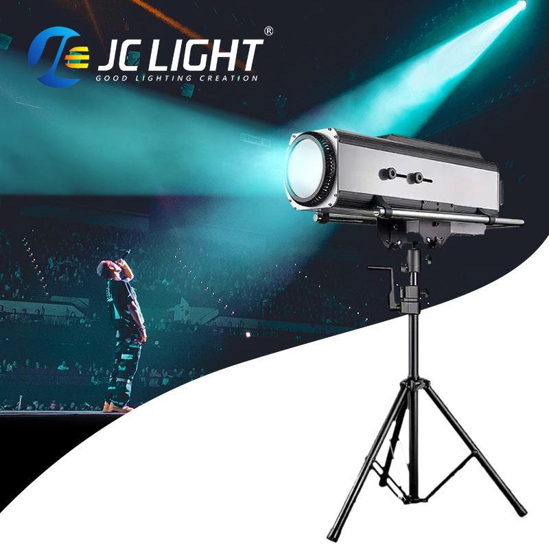 Led Stage Follow Spot Light 600W High Power Auto Follow Spot Light Dmx Follow Spotlight For Wedding Stage Show