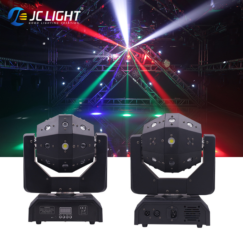 Led Rotating Magic Ball Led 16*3W 3In1 Beam Strobe Laser Led Moving Head Light Ktv Private Room Moving Head Disco Stage Light