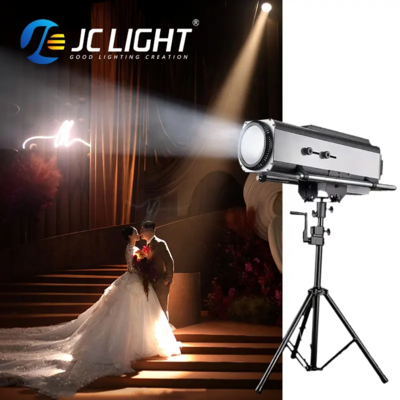 Led Stage Follow Spot Light 600W High Power Auto Follow Spot Light Dmx Follow Spotlight For Wedding Stage Show