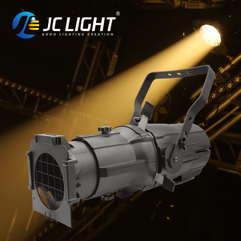 Aluminium Led Imaging Ellipsoidal Profile Light 150W 180W 200W 300W Warm/Cool White Dmx Led Leko Ellipsoidal Profile Spot Light