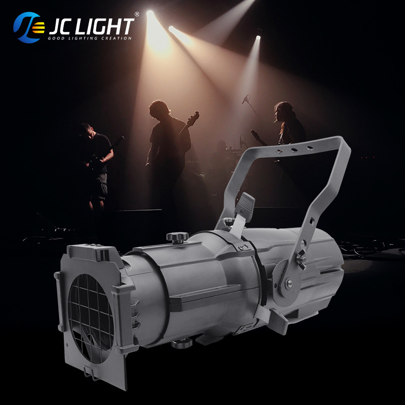 Aluminium Led Imaging Ellipsoidal Profile Light 150W 180W 200W 300W Warm/Cool White Dmx Led Leko Ellipsoidal Profile Spot Light