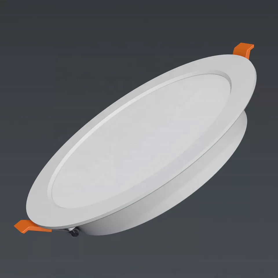 LED Recessed Lighting 6500K Cold White Canless Wafer Downlight Surface Mounted Ceiling LED Panel Light