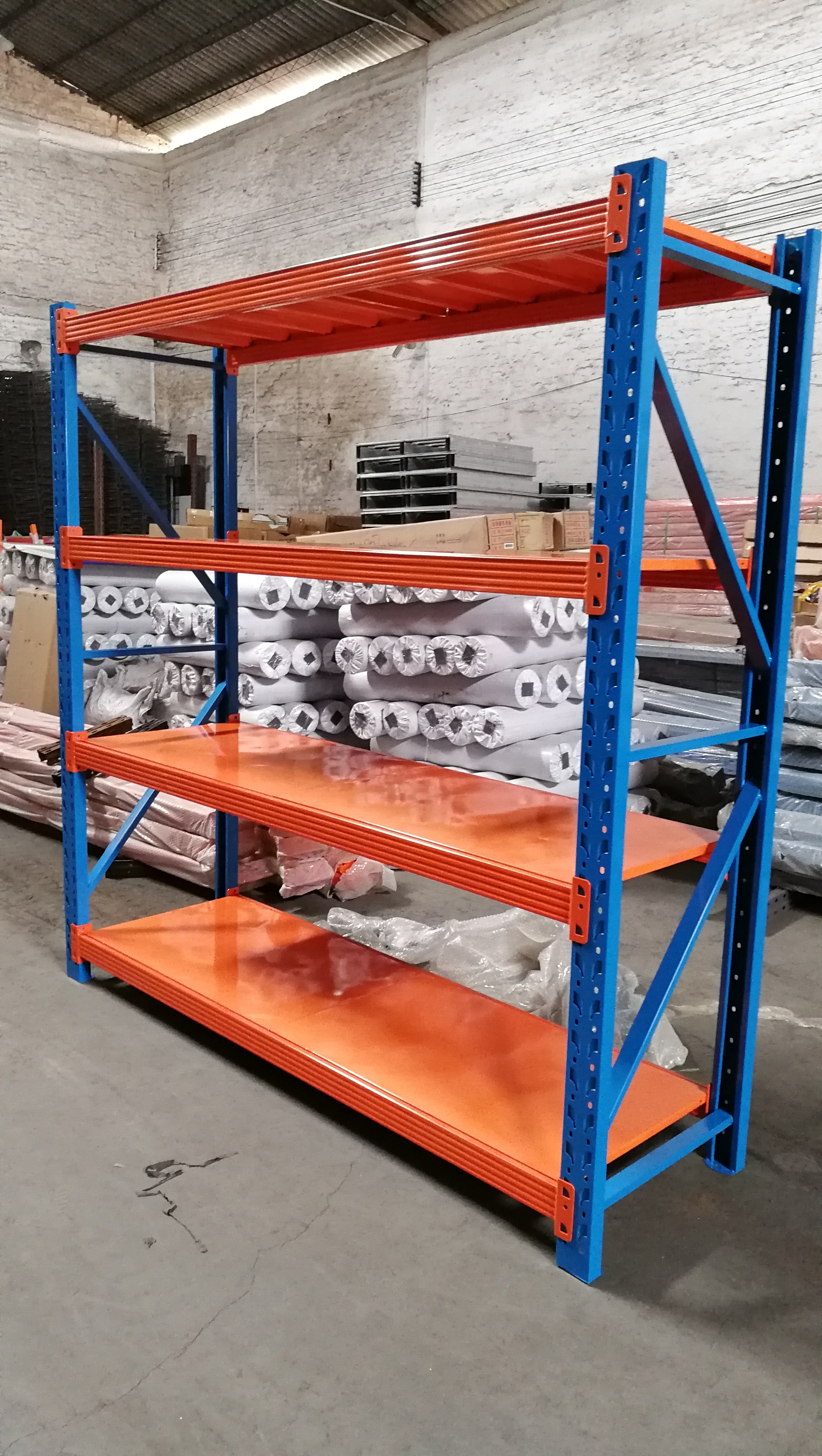 Warehouse Industrial Shelving Long-Span Shelving Racks Medium Duty Racking System