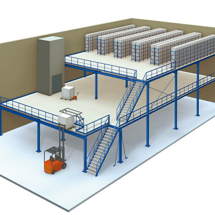 Factory Mezzanine Loft Racking Systems Heavy Duty Mezzanine Rack