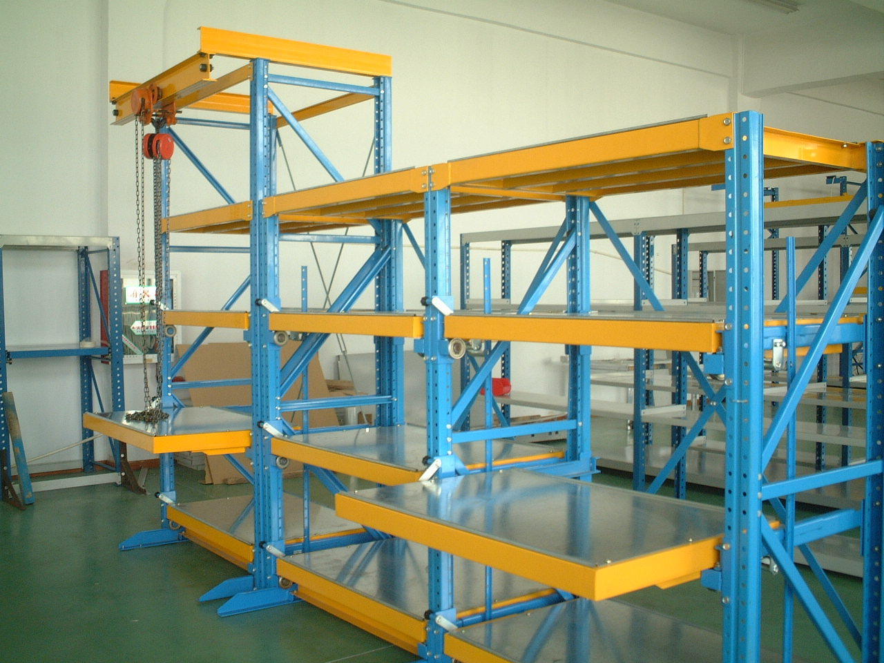 Customized Tools Injection Storage Shelves Heavy Duty Big Mold Rack For Warehouse