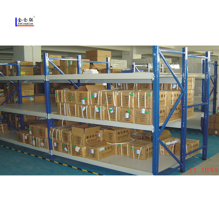 Hot Selling Easy Assembly Medium Duty Storage Steel Display Shelves For Warehouse