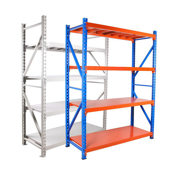 Factory Customized 4 Layer Metal Rack Van Storage Systems Boltless Racking Shelves