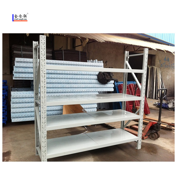 Industrial Shelves Metal Adjustable 4 tiers Medium Duty Rack Garage Storage System Shelves & Units