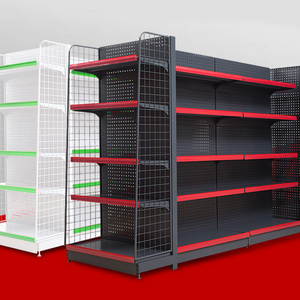 2023 new design Supermarket Shelves Steel Retail Display Shelving/Rack For Shop estantes para tiendas mini mart design