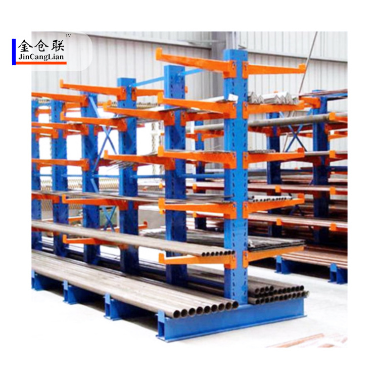 Industrial Heavy Duty OEM ODM Storage Racks Wall Mounting Tube Racking Gavenized Cantilever Rack For warehouse